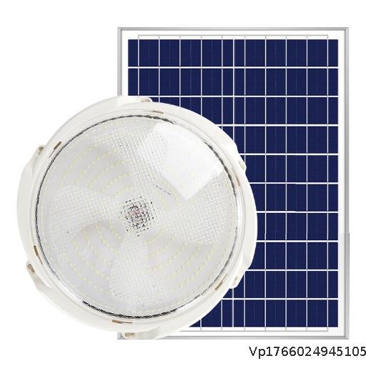  Solar Ceiling Light, Household High Power Indoor Light, Automatic Super Bright at Dark, Solar Balcony, Courtyard LED Light