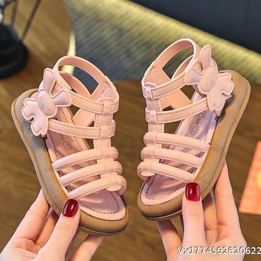 Girls' Roman Sandals 2025 Spring/Summer New Korean Fashion Summer Little Girls' Children's High Top Princess Children's Shoes
