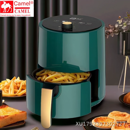 Home Air Fryer Camel 4L Electric Fryer No Oil Fume Air Recirculation Heating Pot Electric Oven French Fry Machine