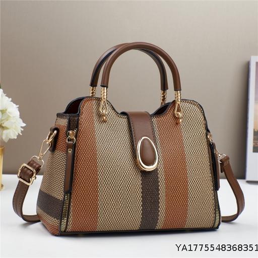  New Color Contrasting Handbag, High End Retro Bucket Bag, Cross border Versatile Cross Shoulder Small Bag, Women's Fashion Shoulder Bag