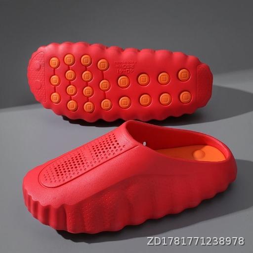  Popular Mind001 Sports Baotou Slippers for Men and Women, 2026 Summer Thick Bottom Outerwear Half Top Soft Bottom Massage Slippers