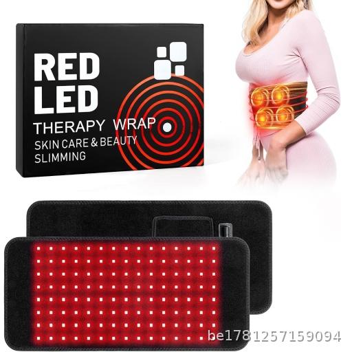  Red Light Belt with 120 LED Beads for Home Use, Multi functional Protective Belt with Large LED Rows, Red Light Heat Treatment Belt