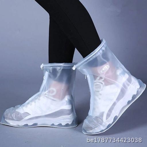  Waterproof and Anti slip Rainy Boots for Men and Women, Thickened Wear resistant Mid tube Water Shoes, Children's Silicone Shoe Cover, Foot Cover