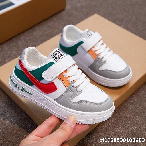 Children's Sports Shoes Spring and Autumn Girls' Breathable White Shoes Men's Shoes Board Shoes Middle and Large Children's Casual Shoes
