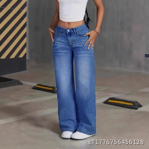 European and American Women's Laundry Cowboy Pants