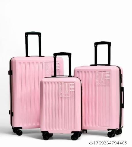 Three piece luggage set, large capacity suitcase, travel suitcase, leather suitcase, durable password box