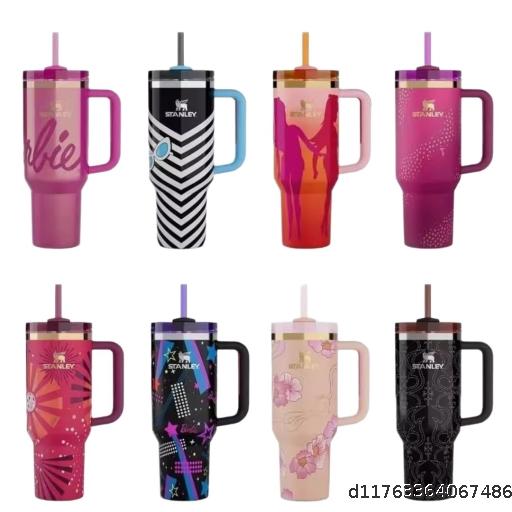 STANLEY Stanley Barbie Series Insulated Cup 304 Stainless Steel 40oz Portable Car Ice King Cup Gift Cup