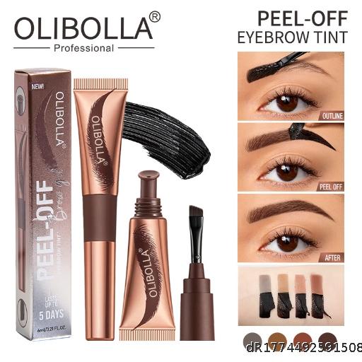  Tear off eyebrow glue, dye eyebrow paste, waterproof, long-lasting, non fading, dye eyebrow liquid, semi permanent eyebrow pencil