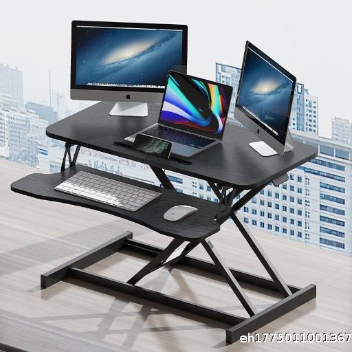 Standing notebook, lifting table, folding computer desk, office desk, height increasing stand, adjustable desk, mobile station, workbench