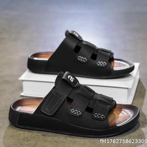 plus size 39-46 Popular Beach Sandals for Men and Women Comfortable, Soft, Lightweight, Breathable Rubber Bottom