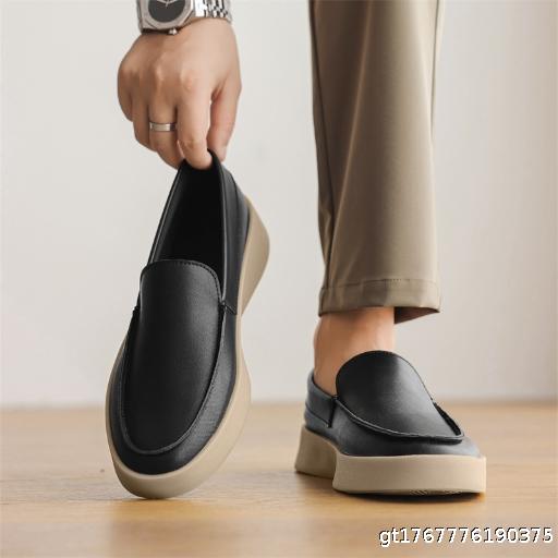 One Step Stepping Si Sensation Shoes Business Leisure Le Fu Shoes Flat Flat Casual Lazy Men's Shoes