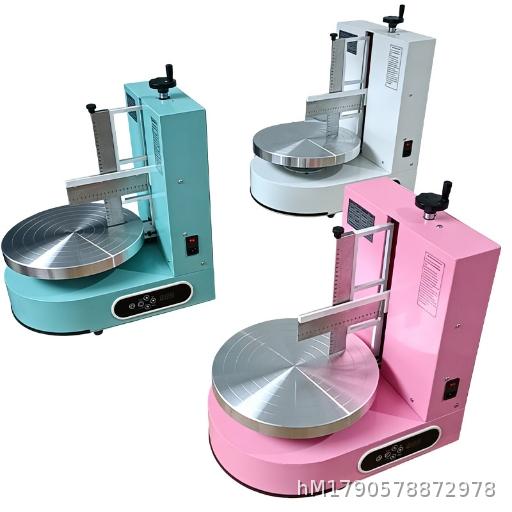 Cake Pasting Machine Commercial Electric Birthday Cake Pasting Machine Automatic Cream Flattening Machine Cream Smearing Equipment