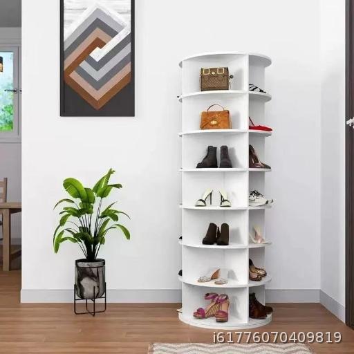 Rotating Multi layer Bag Display Rack Home Rack Floor standing Shoe Storage Mall Storage Rack