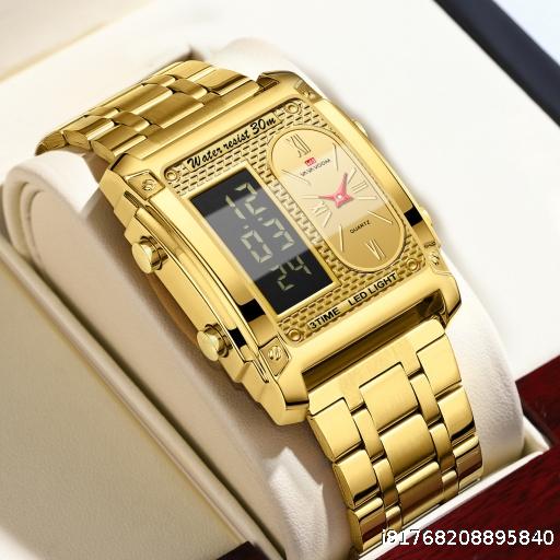 VAVAVOOM Trendy Digital Watch With Creative Design, Versatile, Waterproof and Multiple Functions Square Digital Watch