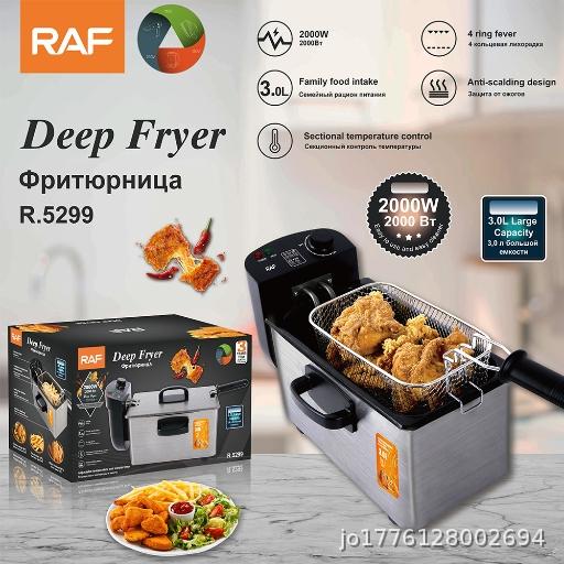 RAF Cross border European and American Standard Frying Pot, Household Small Electric Frying Pot, Electric Frying Stove, Commercial French Frying String Frying Pot, Constant Temperature