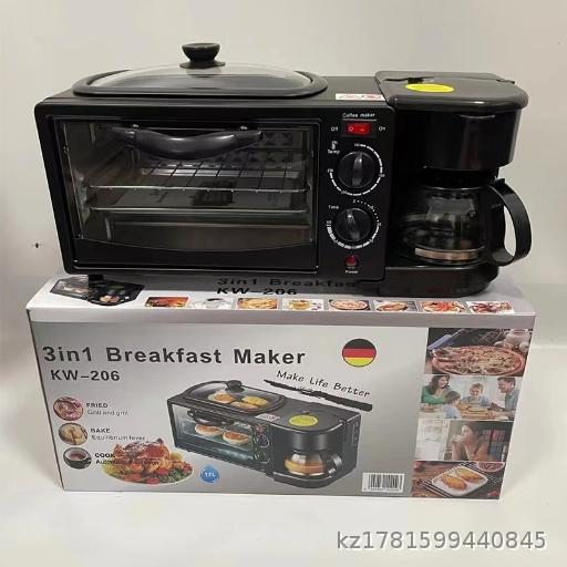 3-in-1 multifunctional household breakfast machine, Duoshi stove, mini oven