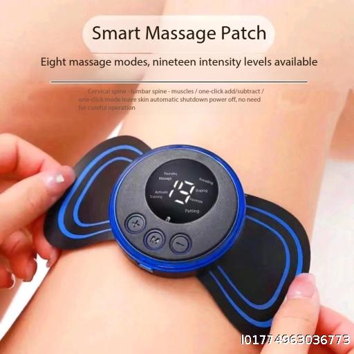 Full body pulse massage charging massager cervical spine, waist and back intelligent mini massage patch cervical spine mini massage patch