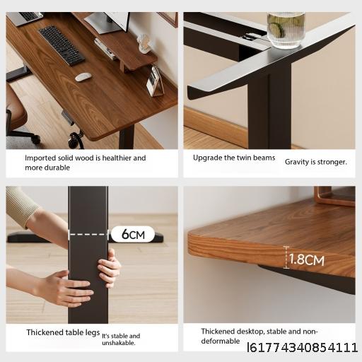 Electric lifting desk, single motor, dual motor, intelligent computer desk, gaming desk, home office desk, lifting desk legs