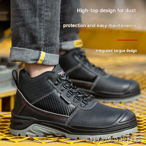 Anti smashing and anti piercing men's anti-static labor protection shoes, safety protection shoes