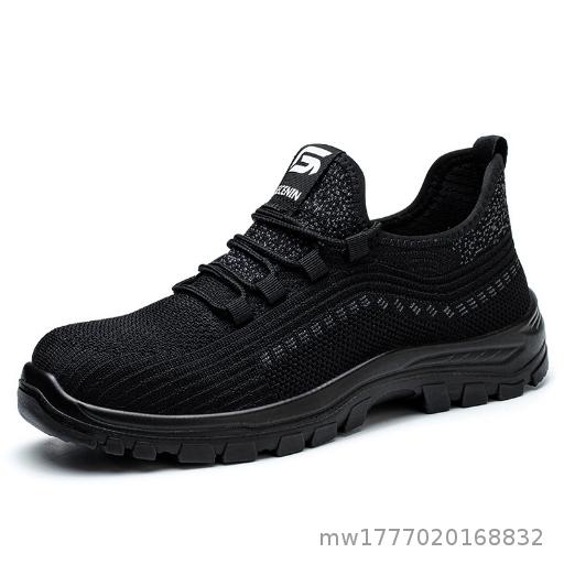  Labor protection shoes, men's electrician insulated shoes, lightweight, breathable, wear-resistant, anti smashing, anti piercing safety shoes