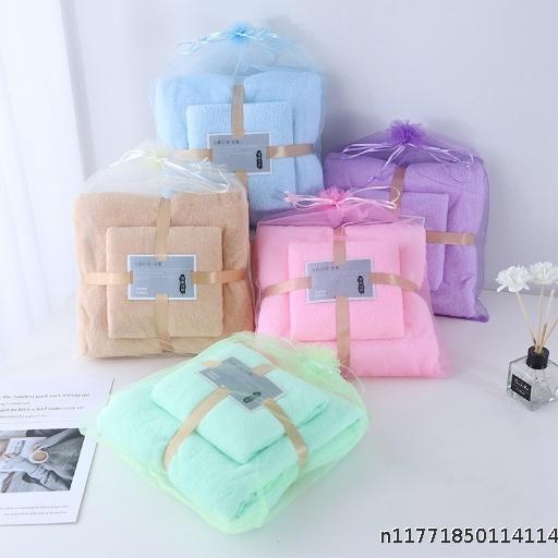  Towel, Bath Towel, Mother and Child Set, Water Absorption, Quick Drying, Face Washing, Bathing Gift, Wedding Companion Gift, Wholesale, Soft and Skin friendly