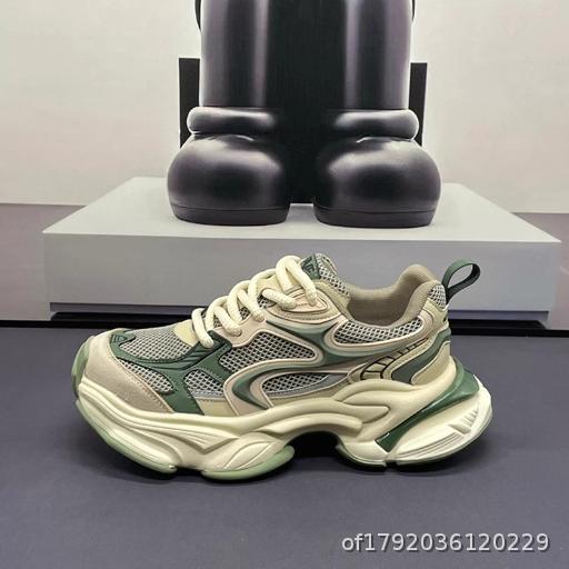  Summer New Air Cushion Shoes for Men, Autumn Trend Versatile High Top Casual Shoes, Inner Height Increase Comfortable Board Shoes for Men