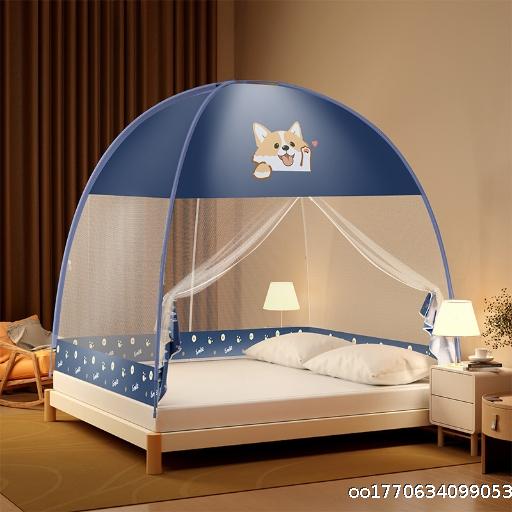 Foldable mosquito net for free installation of Mongolian yurt household use