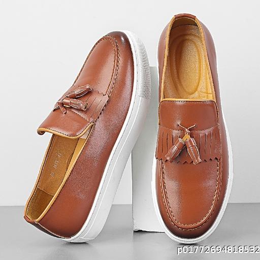  Men's Business Casual Board Shoes, British Le Fu Shoes, Fashion Versatile Board Shoes