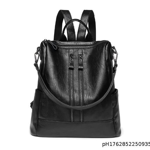 Backpack 2025 New Korean Trendy Casual Fashion Soft Leather Hot Selling Bag Multi functional Star Women's Bag