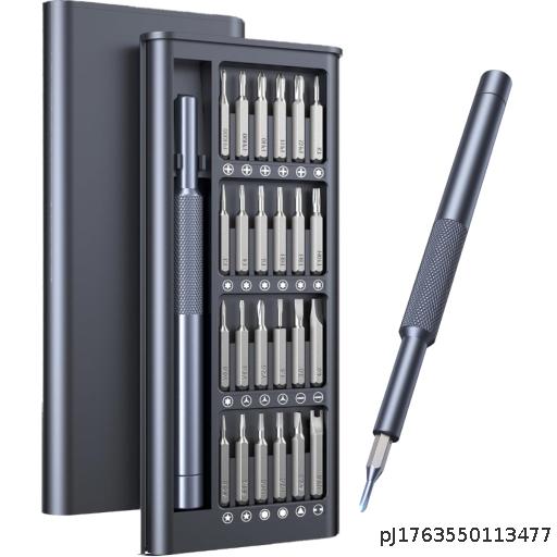 25 in one screwdriver set, precision screwdriver head, household portable maintenance tool set, rolling thread hardware tool set