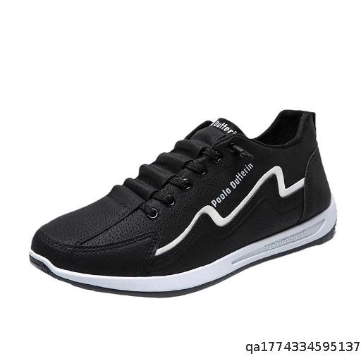 [Wholesale 6 pieces] Large men's sports shoes breathable and comfortable casual men's shoes soft sole soft surface trendy youth running shoes