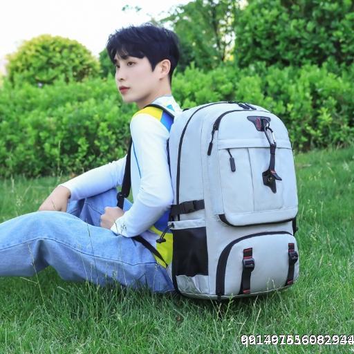 Men's Travel Bag Outdoor Mountaineering Bag Leisure Bag Large Capacity Backpack Business Travel Student Backpack