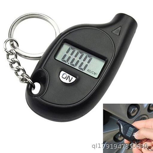 [20pcs Wholesale] Keychain Tire Pressure Gauge Digital Display Measurement Automotive Tire Pressure Mini Tire Pressure Gauge Tire Pressure Gauge