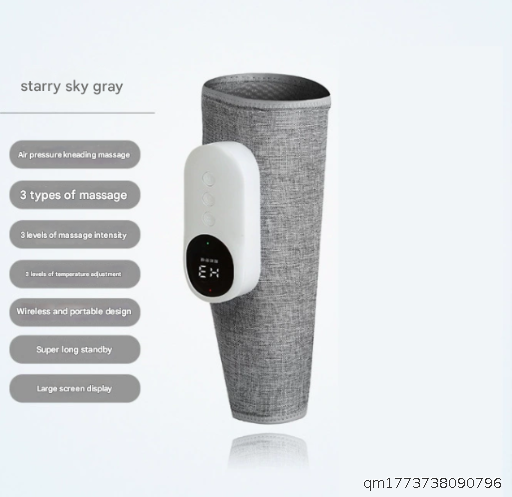 Calf massager, air wave electric air pressure unclogger, multifunctional leg massager, constant temperature hot compress beauty leg massager