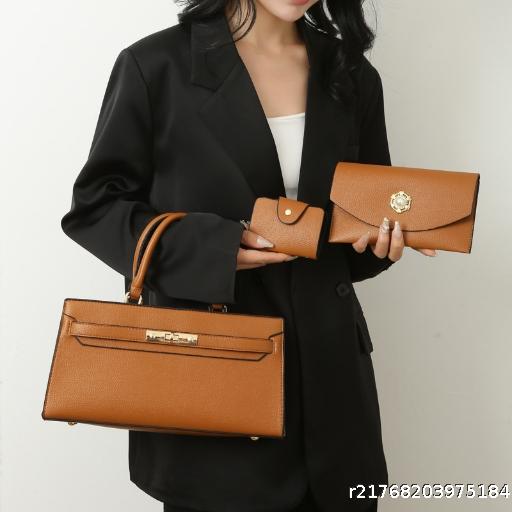  Brand Handbag, New High end Trendy Bag, Women's Single Shoulder Crossbody Bag, Light Luxury Versatile Three piece Set, Mother Bag