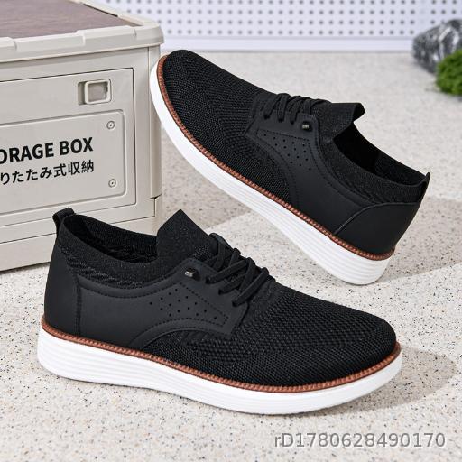  New Men's Breathable Casual Shoes, Mesh Sports Shoes, Soft Bottom, Comfortable, Anti Lightweight, and Smooth, One Step Off