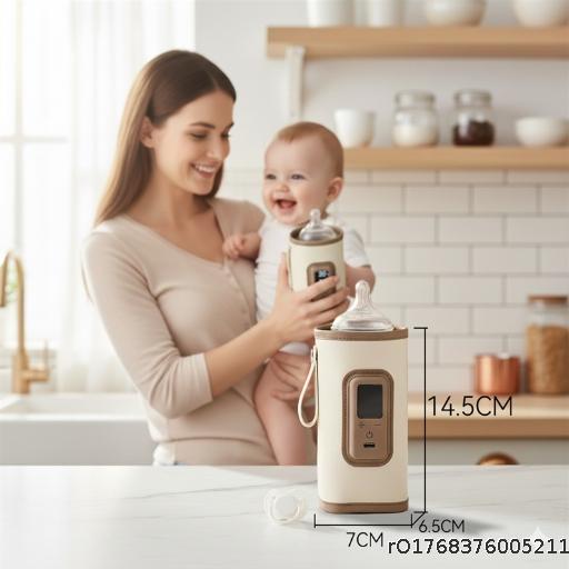  Bottle Warmer Cover, Outdoor Thermostatic Bag, Universal Portable Warmer for Infants, Baby Heating and Warmer, Portable Charging Device