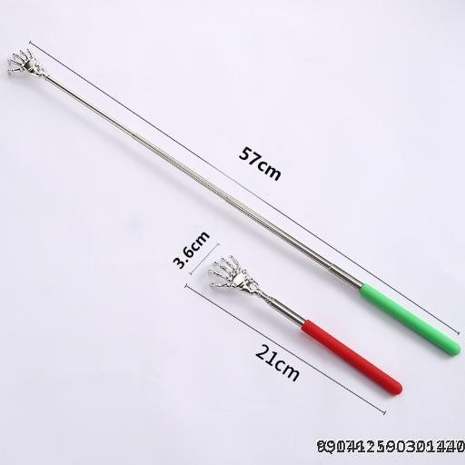  Stainless Steel Telescopic Old Man Le Scratcher, No Need for People, Back Scratcher, Itchy Scratch