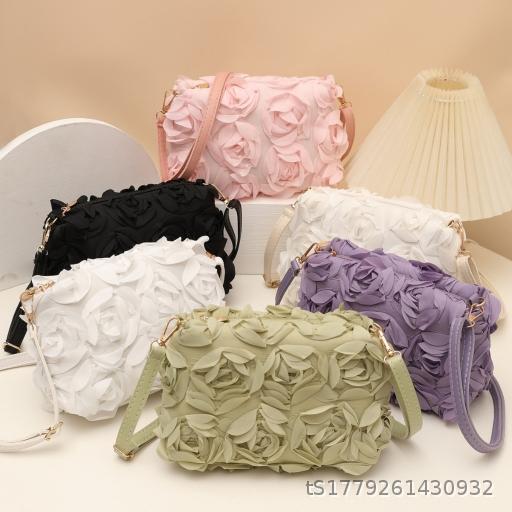 Wholesale 3 pieces of rose fabric Korean style trendy and beautiful