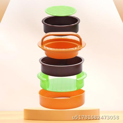  Circular Burger Maker, Meat Presser, Meat Pie Press Assembly, Meat Presser, Kitchen Small Tool