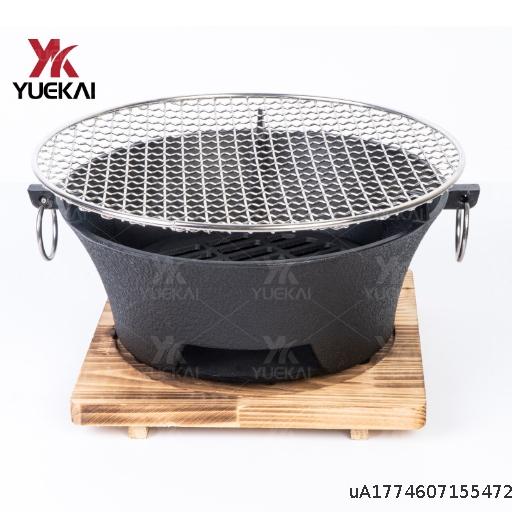  Tea making stove for camping, cast iron charcoal stove, portable home barbecue grill, Japanese charcoal stove