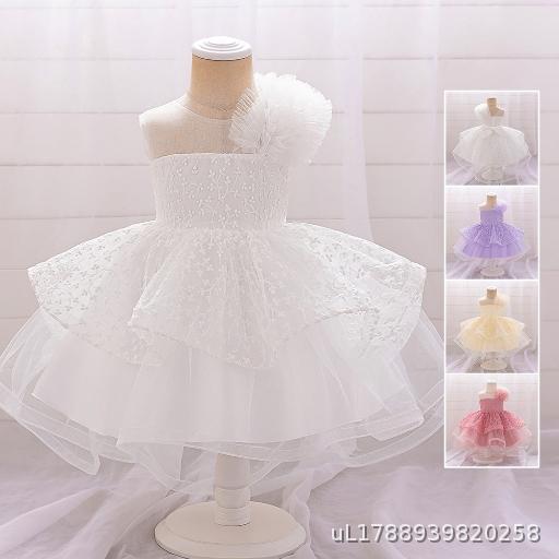  Children's Dress, Girls' Butterfly Pong Dress, Mesh Princess Dress, Birthday Host, Fashion Show, Piano Performance, Evening Dress, Summer