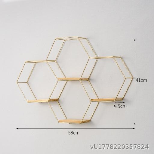 Ins Creative Simple Nordic Wind Wall Wall Hanging Decoration Living Room Bedroom Room Layout Dining Room Decoration Storage Rack