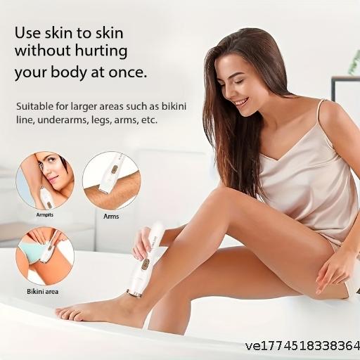  Women's Electric Shaver Multi functional Portable Shaver, Underarm Nose Hair Trimming, Eyebrow Trimming, Private Area Trimming and Hair Removal Device