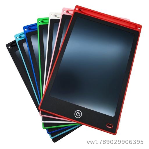  Wholesale of 10 pieces of 12 inch straight color LCD handwriting board, LCD writing board, drawing board, children's graffiti drawing board, electronic handwriting board