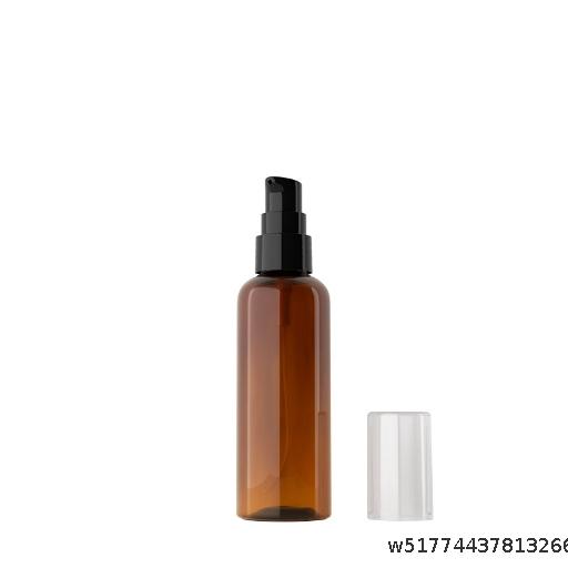 MOQ 100,100ml Round Shoulder Powder Pump Bottle lotion Bottle Bird's beak Bottle PP Full Cover Subbottling Packaging Material Wholesale