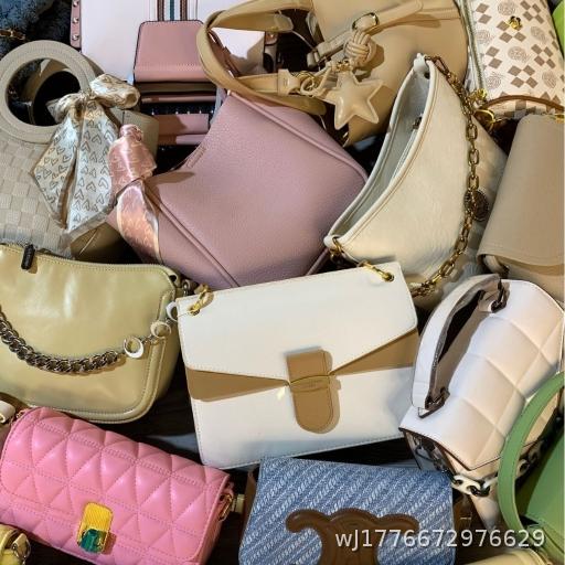 Women's handbag niche brand women's handbag shoulder crossbody bag live broadcast welfare item mixed batch first-hand source