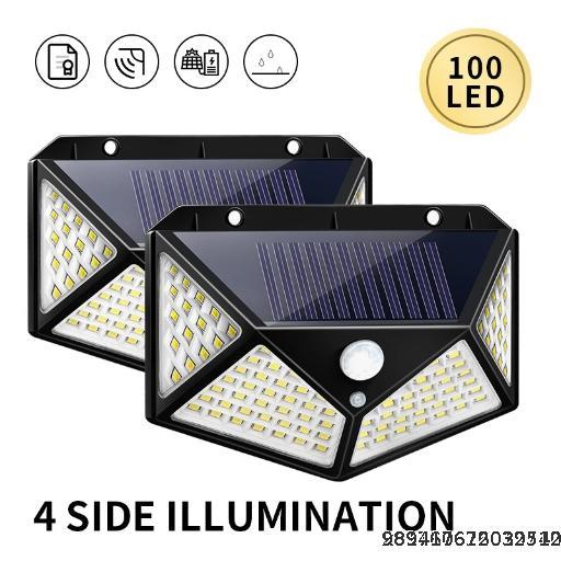 Solar powered human body induction lamp, outdoor courtyard street light, household garden waterproof, outdoor energy-saving LED wall lamp