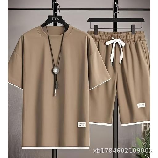 Men's Casual Set Trendy Summer Thin Sport Men's Fashion Men's Clothing