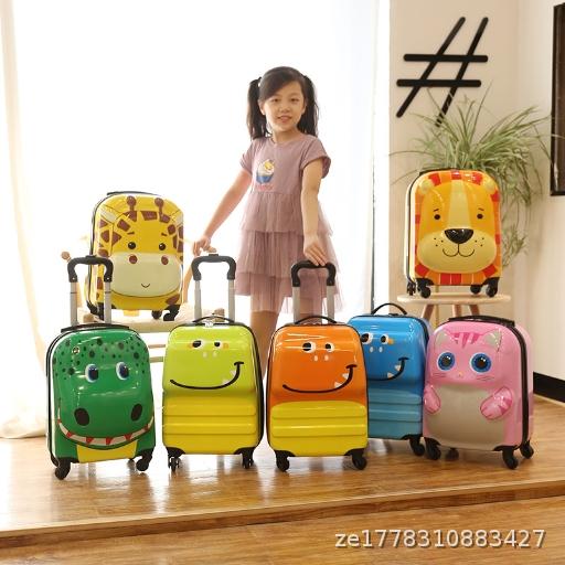  Cartoon Children's Luggage 18 inch Universal Wheel Travel Box Cute Animal 3D Stereoscopic Student Luggage
